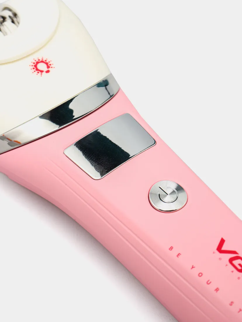 VGR V-759 Ayollar uchun 5-in-1 professional epilyator, pushti rang, 2 tezlik rejimi