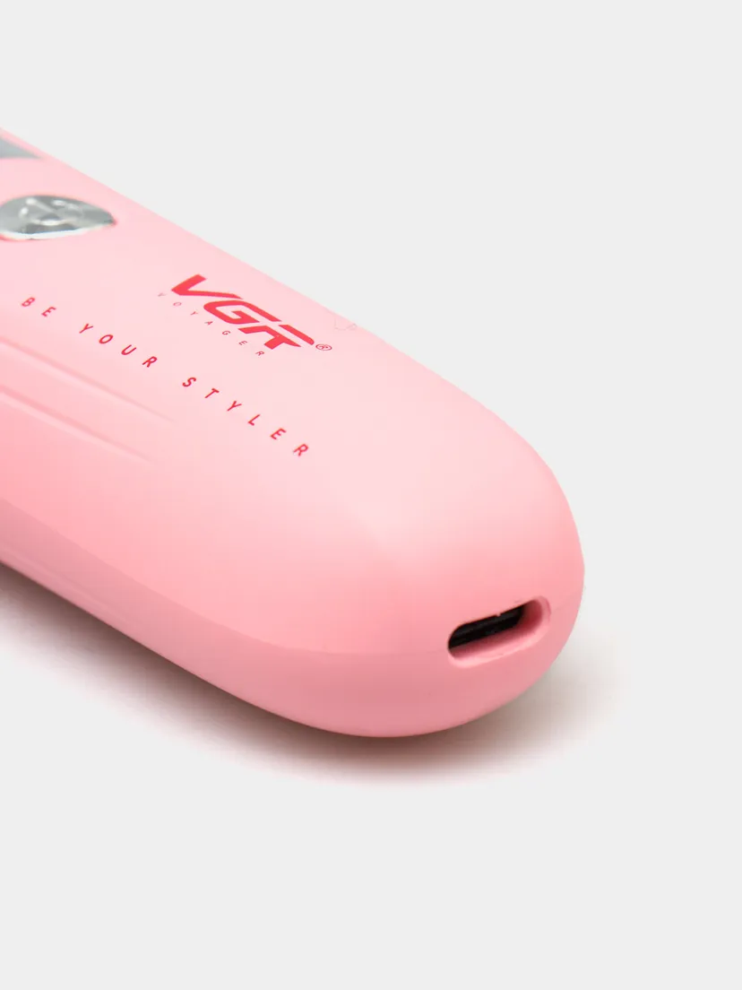 VGR V-759 Ayollar uchun 5-in-1 professional epilyator, pushti rang, 2 tezlik rejimi