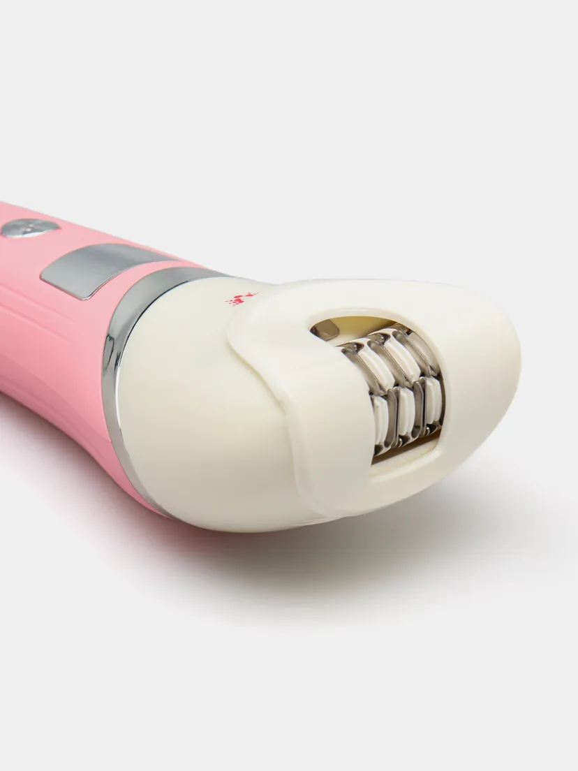 VGR V-759 Ayollar uchun 5-in-1 professional epilyator, pushti rang, 2 tezlik rejimi