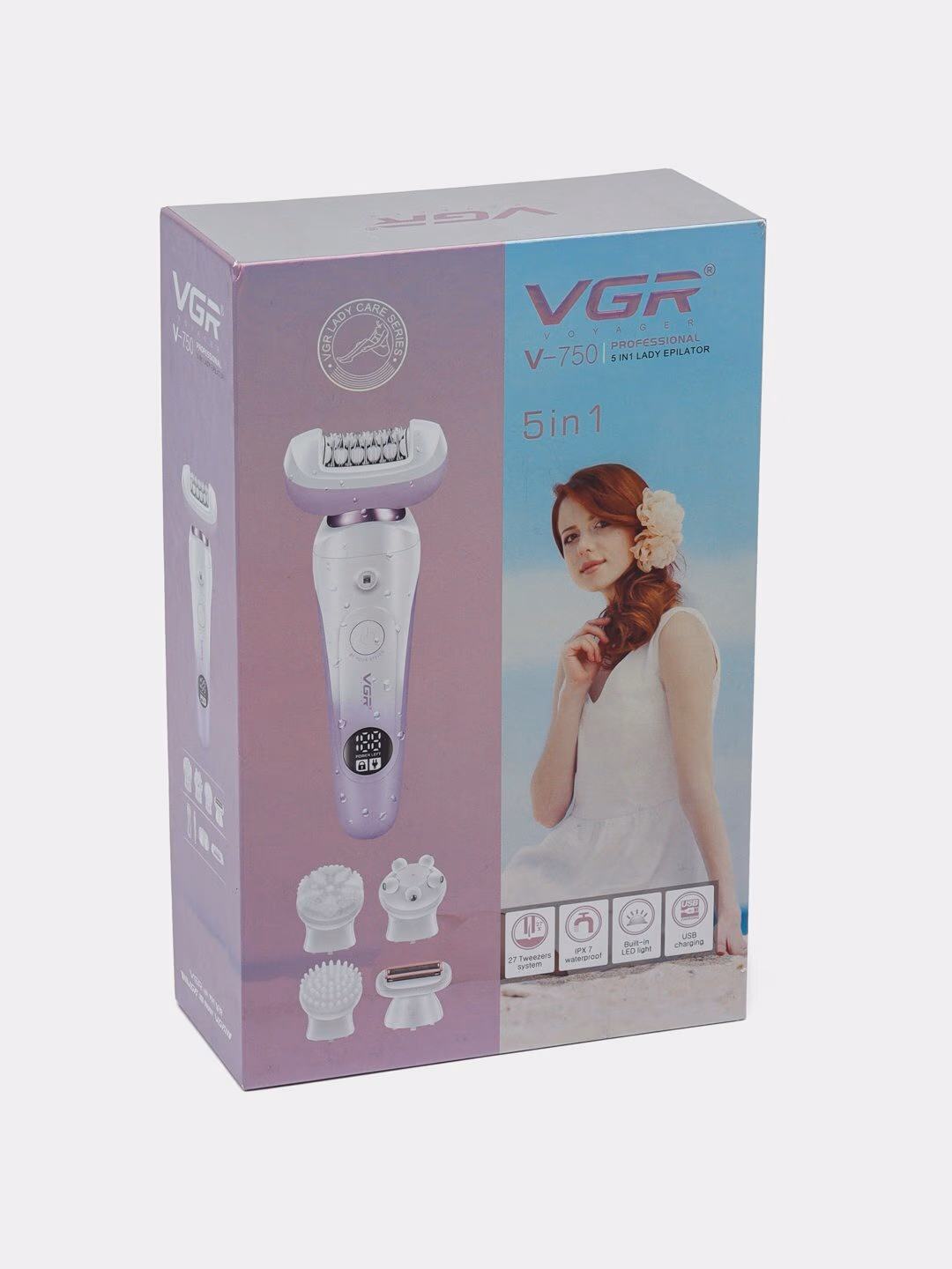 Fenli quritgich, VGR styler V750, tanani quritish uchun, rangi Pink. - 2