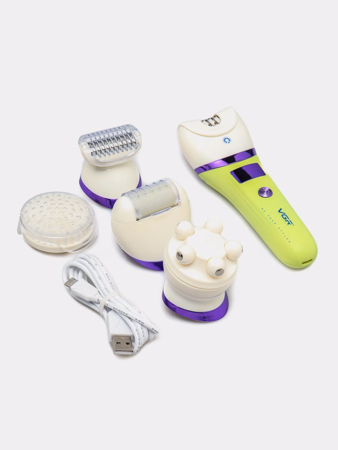 Fen <br/>
VGR V-759 <br/>
Ayollar uchun tananing epilyator, <br/>
Bepulrovchi. - 2
