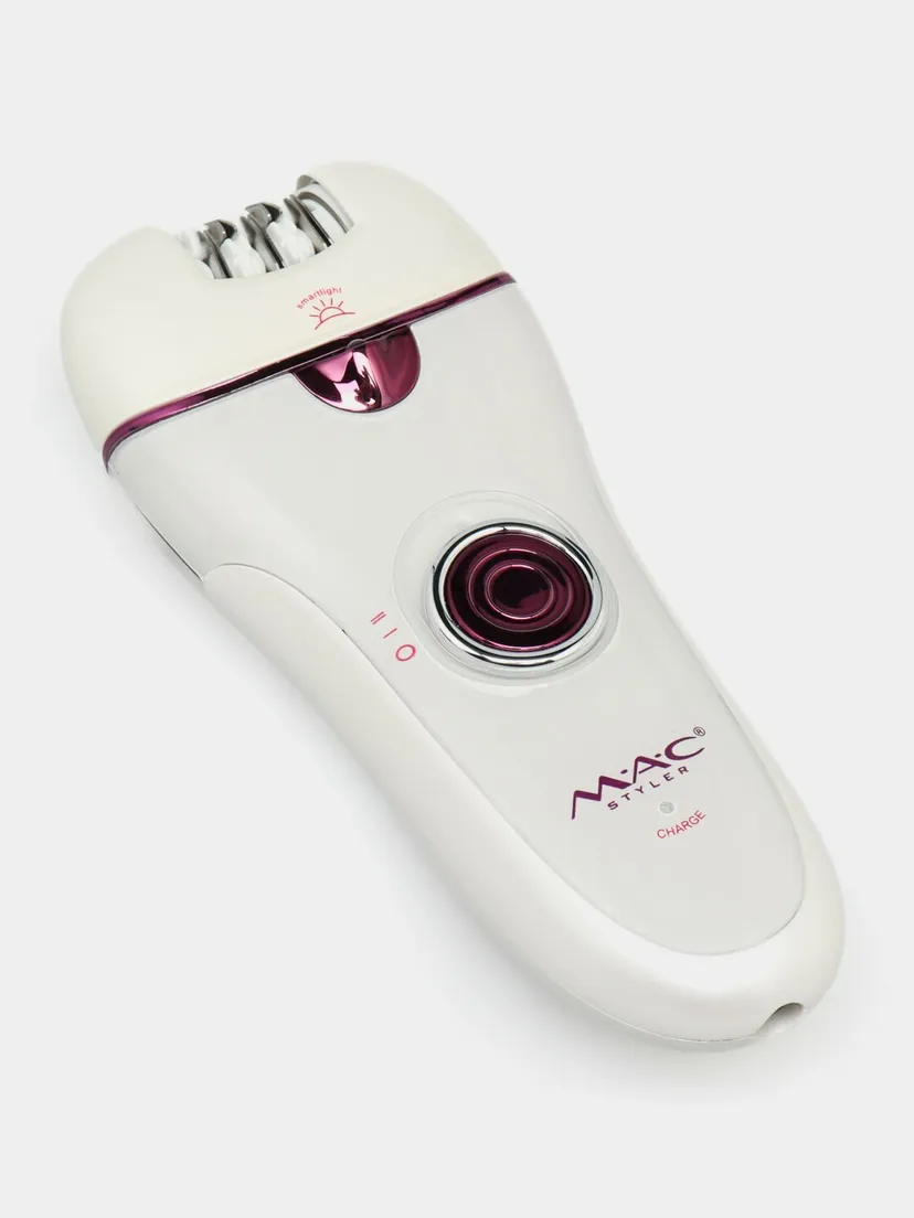 Профессиональный эпилятор для женщин M.A.C STYLER MC-7730, Красный / Белый