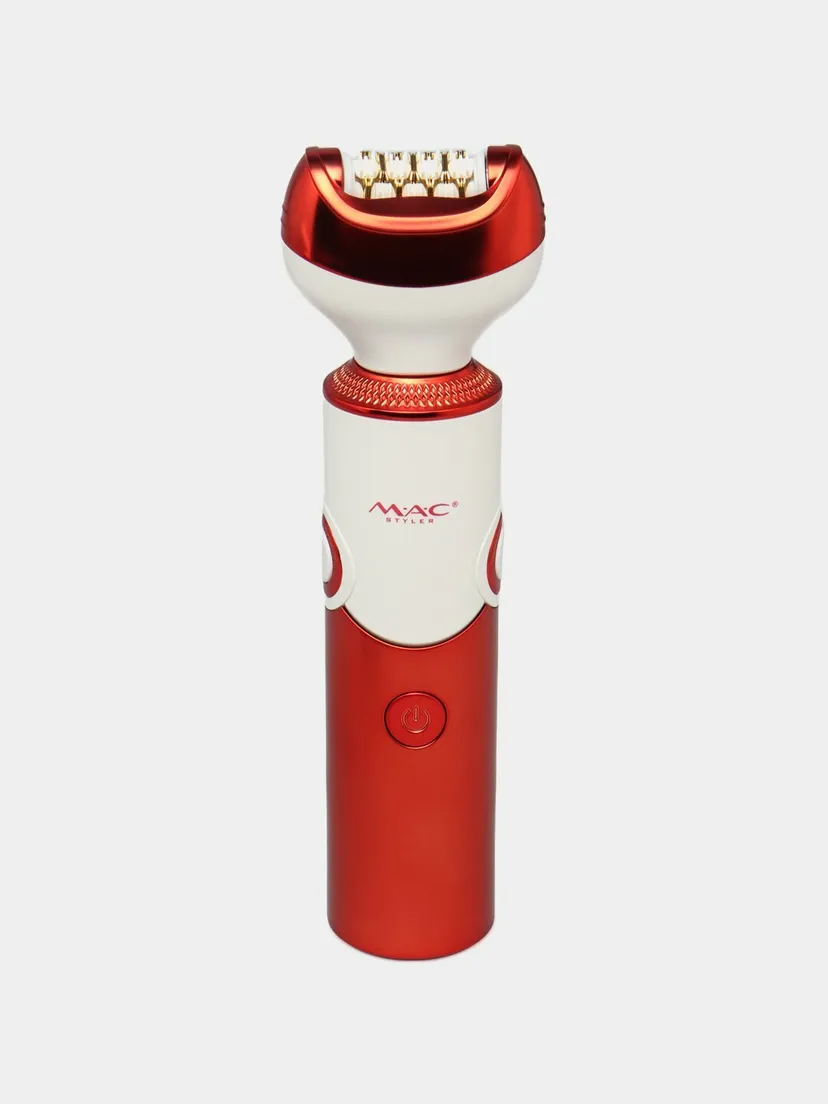 Профессиональный эпилятор для женщин M.A.C STYLER MC-7731, Красный / Белый