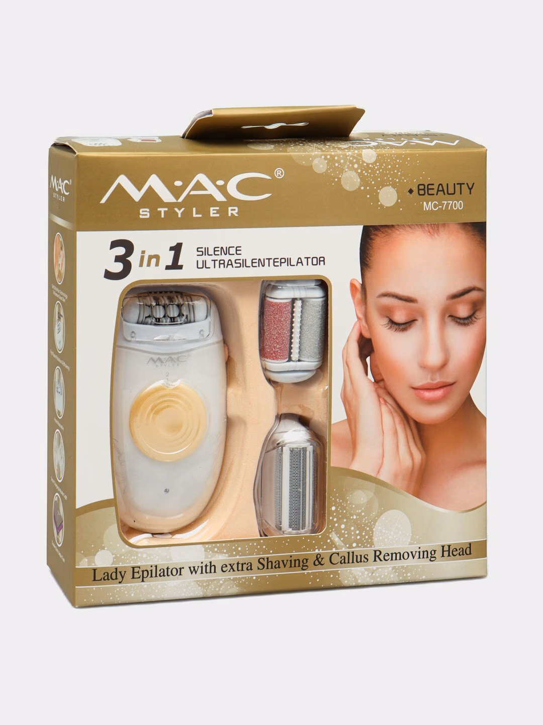 Fenli quritgich, MAC styler MC-7700 2 ta 1, <br/>
Vollar qilish uchun, tezliklar. - 4