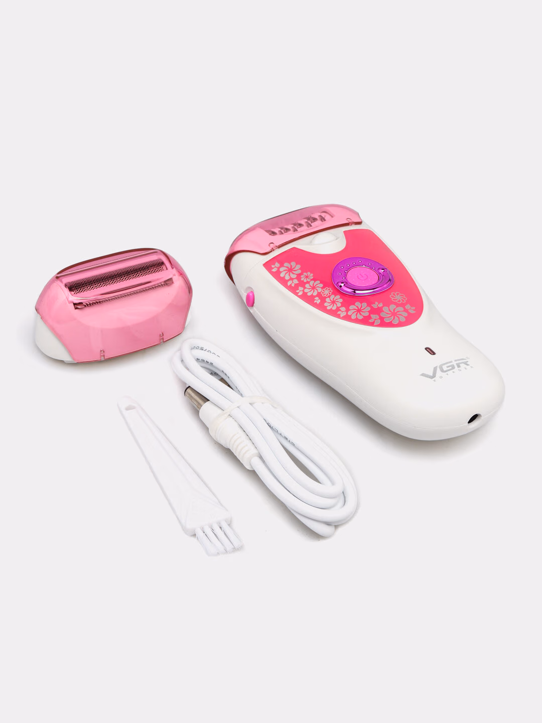 Fen <br/> 
Kasallikdan qutqaruvchi epilyator <br/> 
VGR V-722 modeli, <br/> 
Bepulqo'rg'oqli, <br/> 
Ayollar uchun jasadni epilish vositasi, Pink rangda. - 5