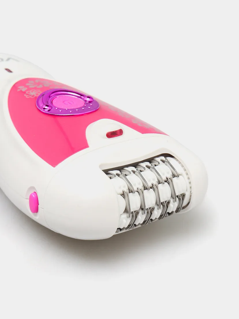 VGR V-722 ayollar uchun professional epilyator, 2 tezlik, 10 soat ishlash vaqti, pushti-oq