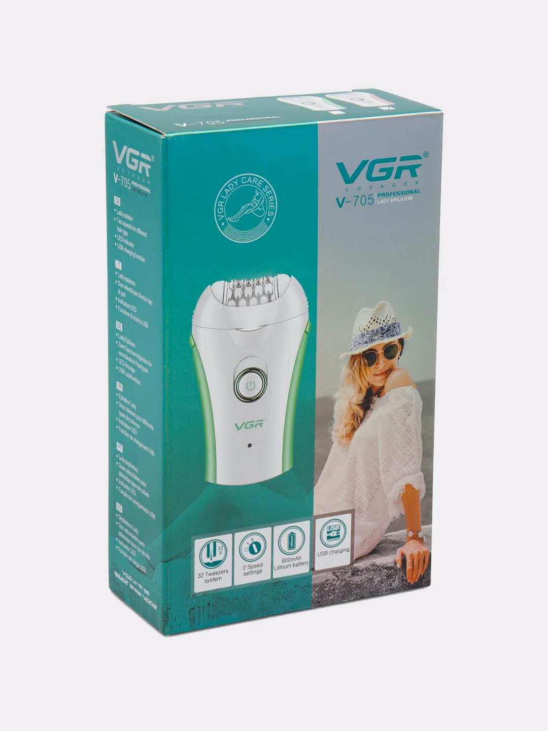 Foydali <br/> 5 ta xizmatdan foydalanadigan V705 VGR styler <br/> Tana uchun bepul epilyator, <br/> Vola qilish uchun mo'ljallangan. - 6