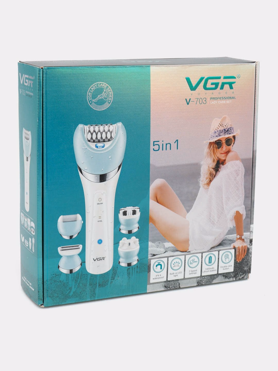 Fen VGR V-703 5in1 - bu qadınlar uchun tananing quritish uchun professional modeli, uzoq masofadan ishlaydi. - 3