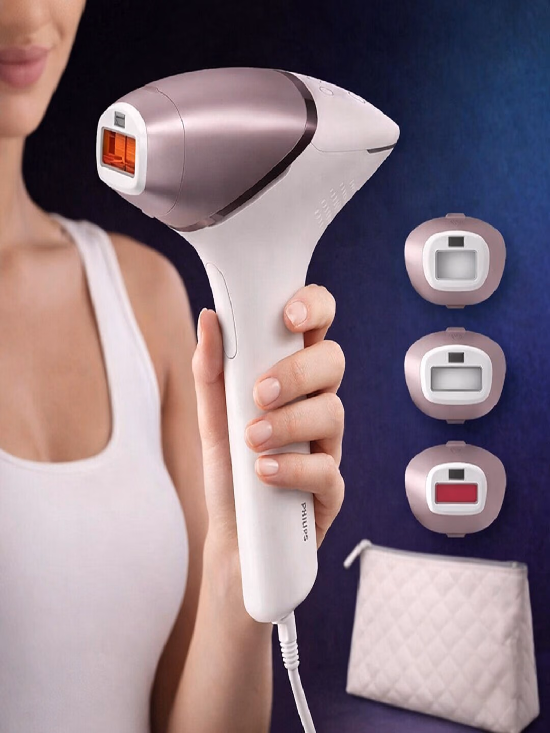 Fotouyilator lazerli, Philips Lumea, jismning barcha qismida sovuq ta'sir qiluvchi uyilator. - 7
