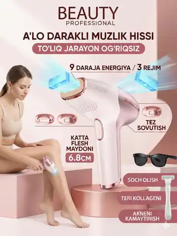 Ayollar uchun professional epilyator Cronier CR-8822, Oq