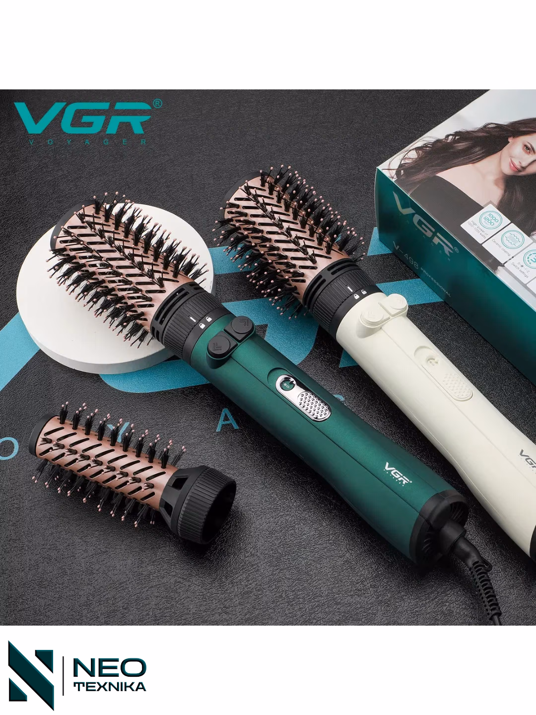 Fen-raqs quritgich VGR V-498, 2v1, 1200 Vat, 2 turli qurilma. - 3