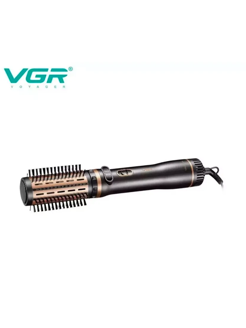 Фен-щетка для укладки волос VGR V-496, Розовый / fuxiya