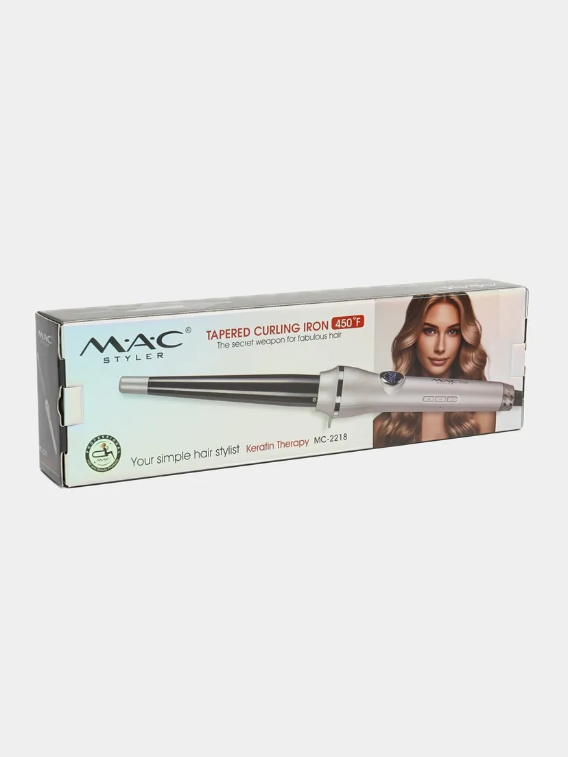M.A.C STYLER MC-2218 утюжок для волос плойка щипцы завивки гофре локоны быстрый нагрев