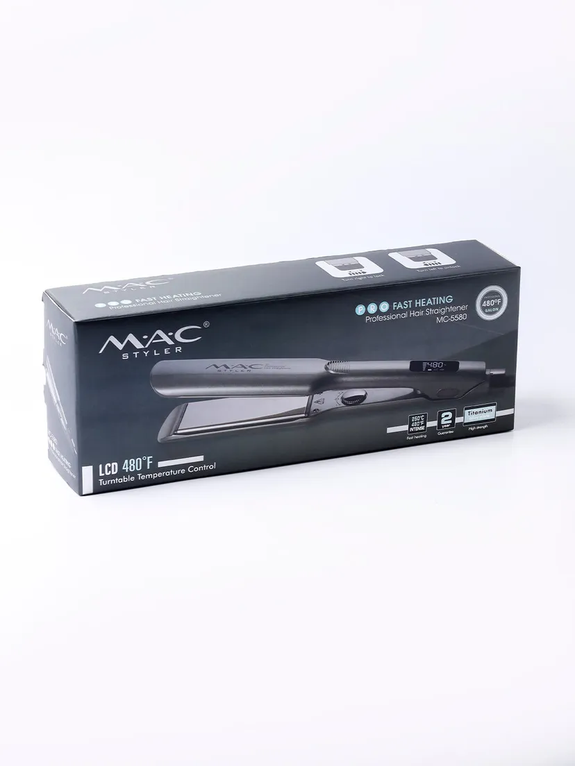 Выпрямитель (утюжок) для волос M.A.C STYLER MC-5580, Титан