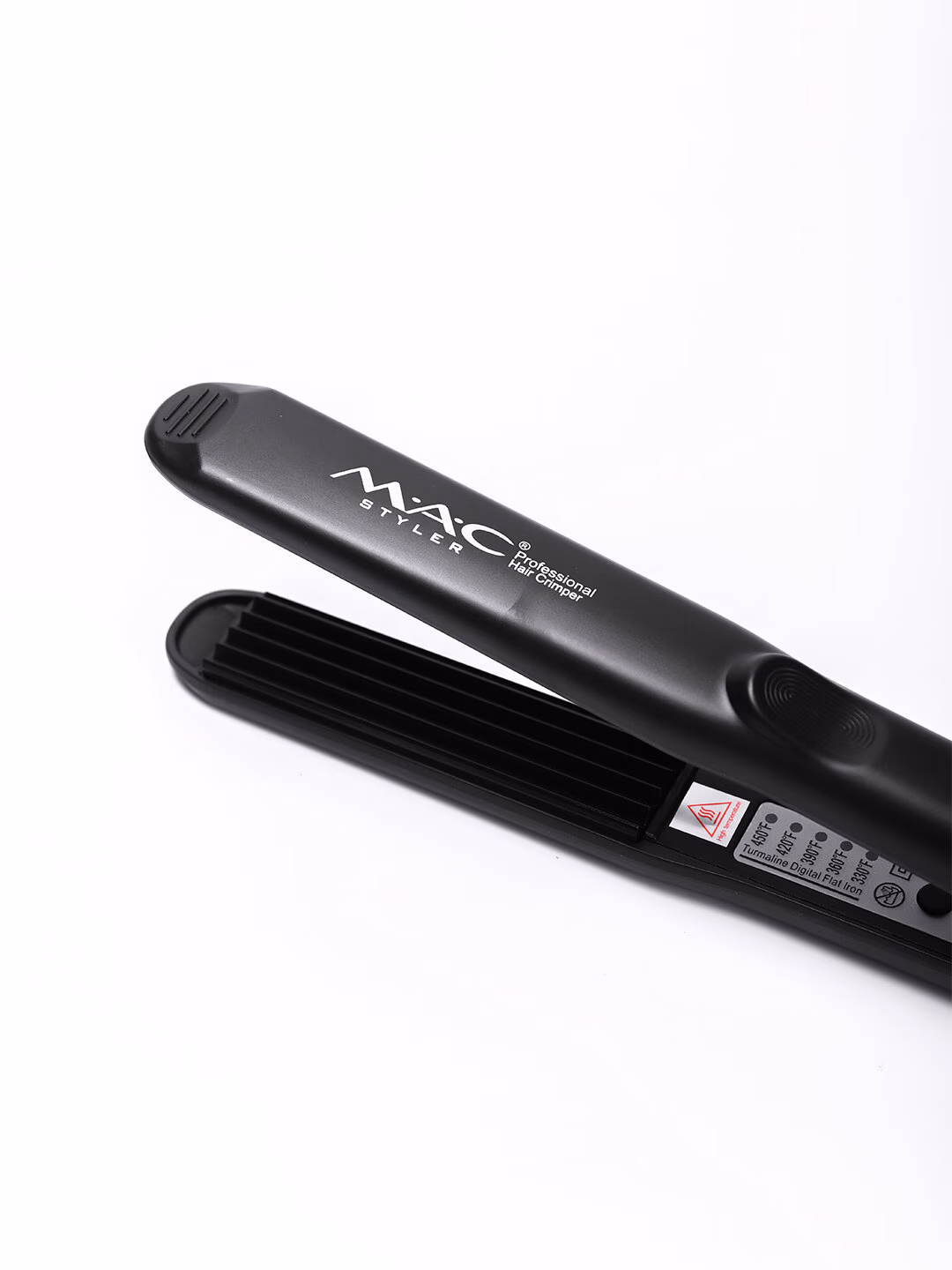 Fen uchun professional g'ofre utyujok, MAC Styler, keramik plitalar bilan. - 4
