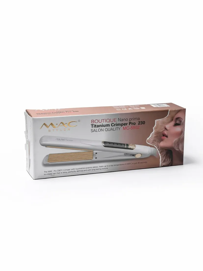 Выпрямитель (утюжок) для волос M.A.C STYLER MC-5502, Черный