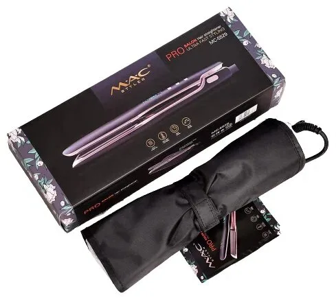 Профессиональный утюжок, выпрямитель для волос MAC Styler MC-5529 , с LCD дисплеем Pink