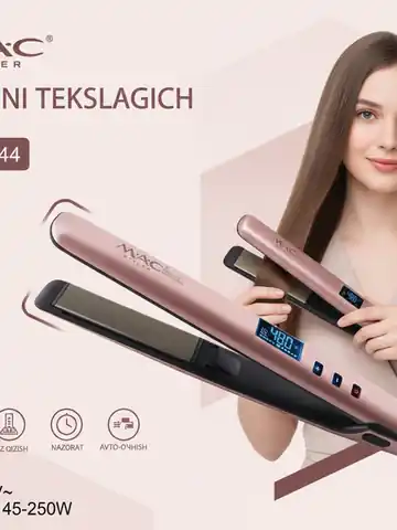Soch to'g'rilash uchun dazmol M.A.C STYLER MC-5544, Pushti