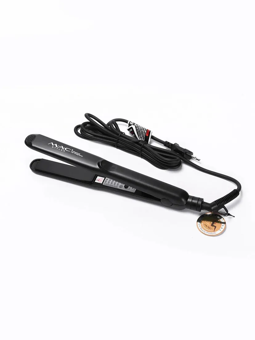 M.A.C STYLER MC-3084 soch to'g'rilash mashinkasi, keramika qoplamali, 2.3m shnur, Qora