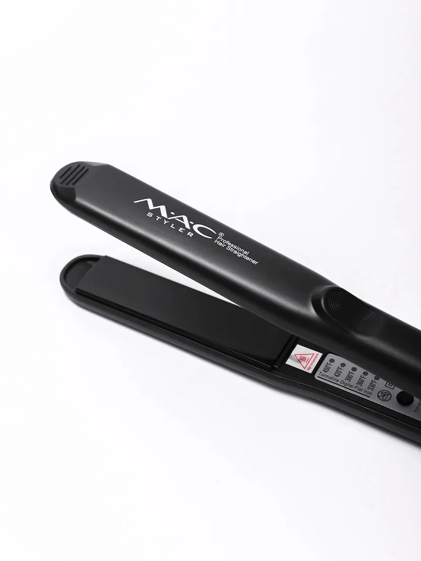M.A.C STYLER MC-3084 soch to'g'rilash mashinkasi, keramika qoplamali, 2.3m shnur, Qora