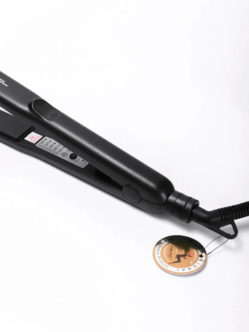 M.A.C STYLER MC-3084 soch to'g'rilash mashinkasi, keramika qoplamali, 2.3m shnur, Qora