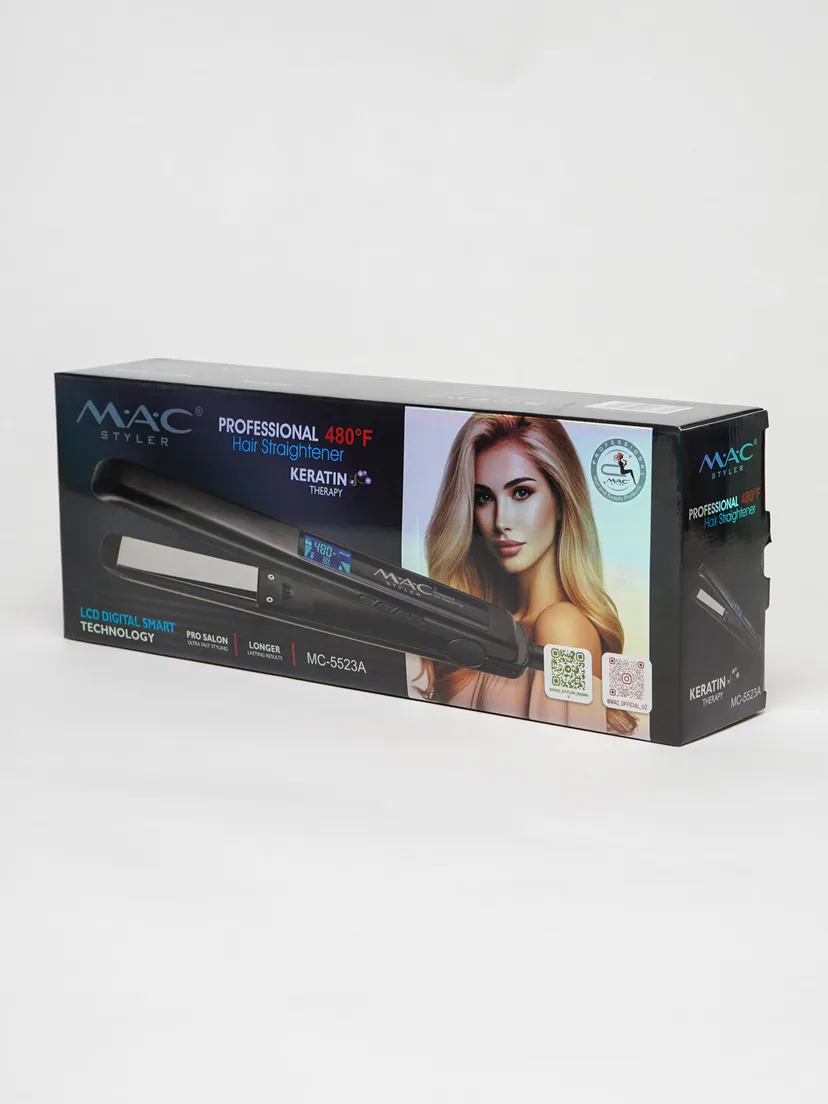 Выпрямитель (утюжок) для волос M.A.C STYLER MC-5523A, Черный