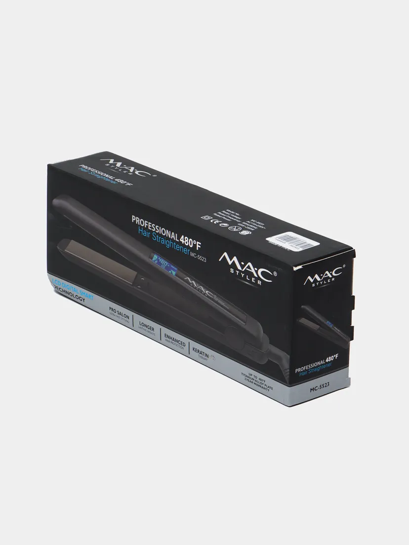 Выпрямитель (утюжок) для волос M.A.C STYLER MC-5523A, Черный