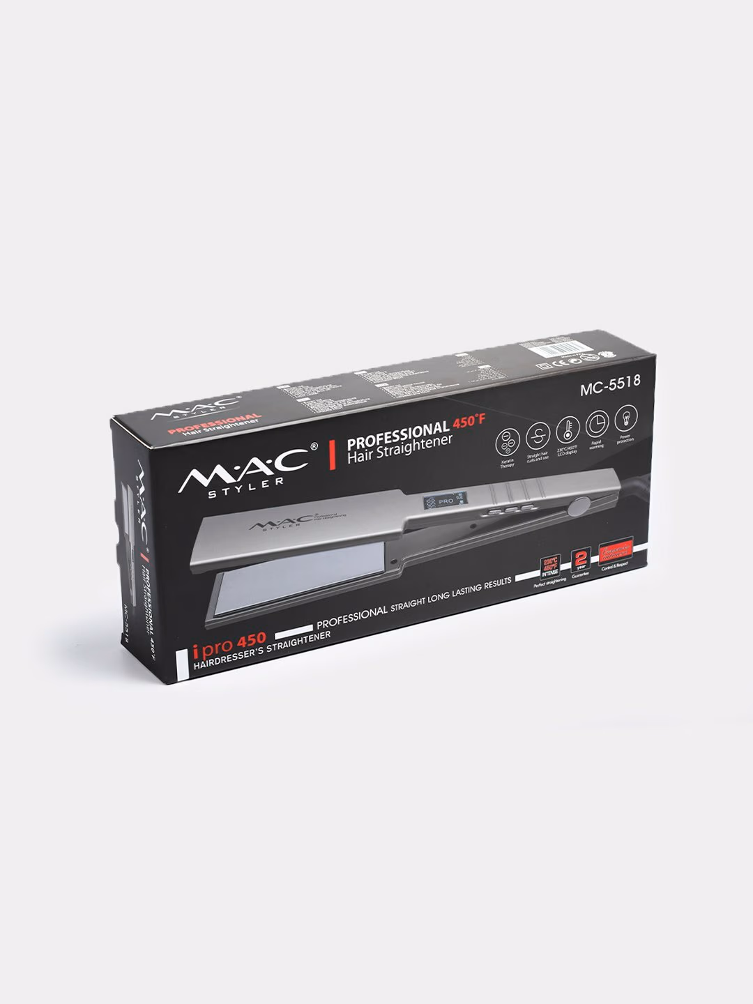 Fen uchun professional uchiruvchi, <br/>
MAC Styler MC-5518, LCD ekrani bilan. - 9