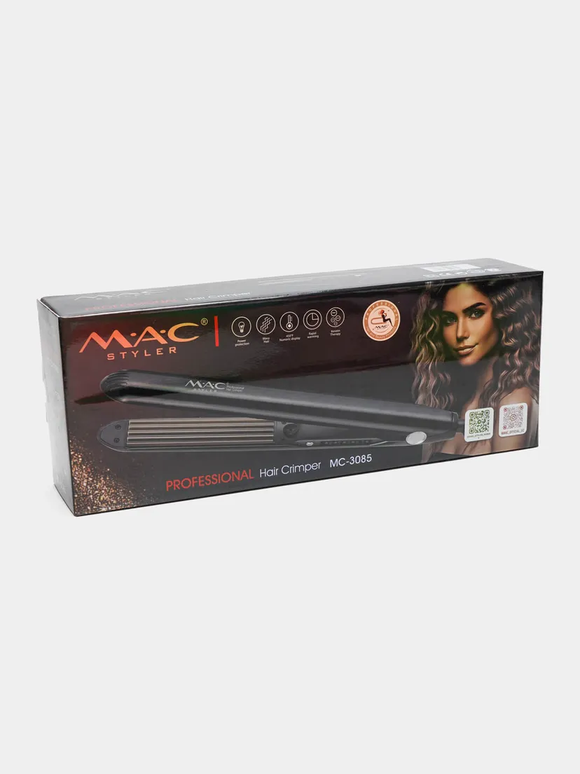 Выпрямитель (утюжок) для волос M.A.C STYLER MC-3085, Черный