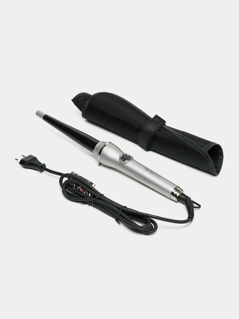 MAC STYLER MC-2218 Konusli soch buragich, Keratin terapiya, 450°F, Kumush