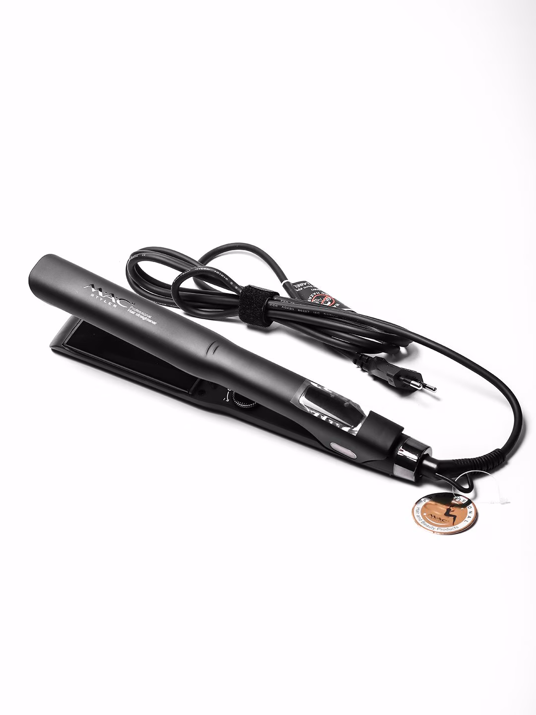 Fen uchun professional uchiruvchi, qattiq qurituvchi "MAC Styler" MC-5576, LCD ekran bilan, Black rangda. - 2