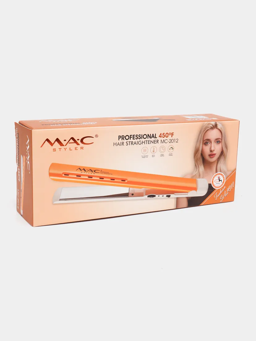 Выпрямитель (утюжок) для волос M.A.C STYLER MC-2012, Титан