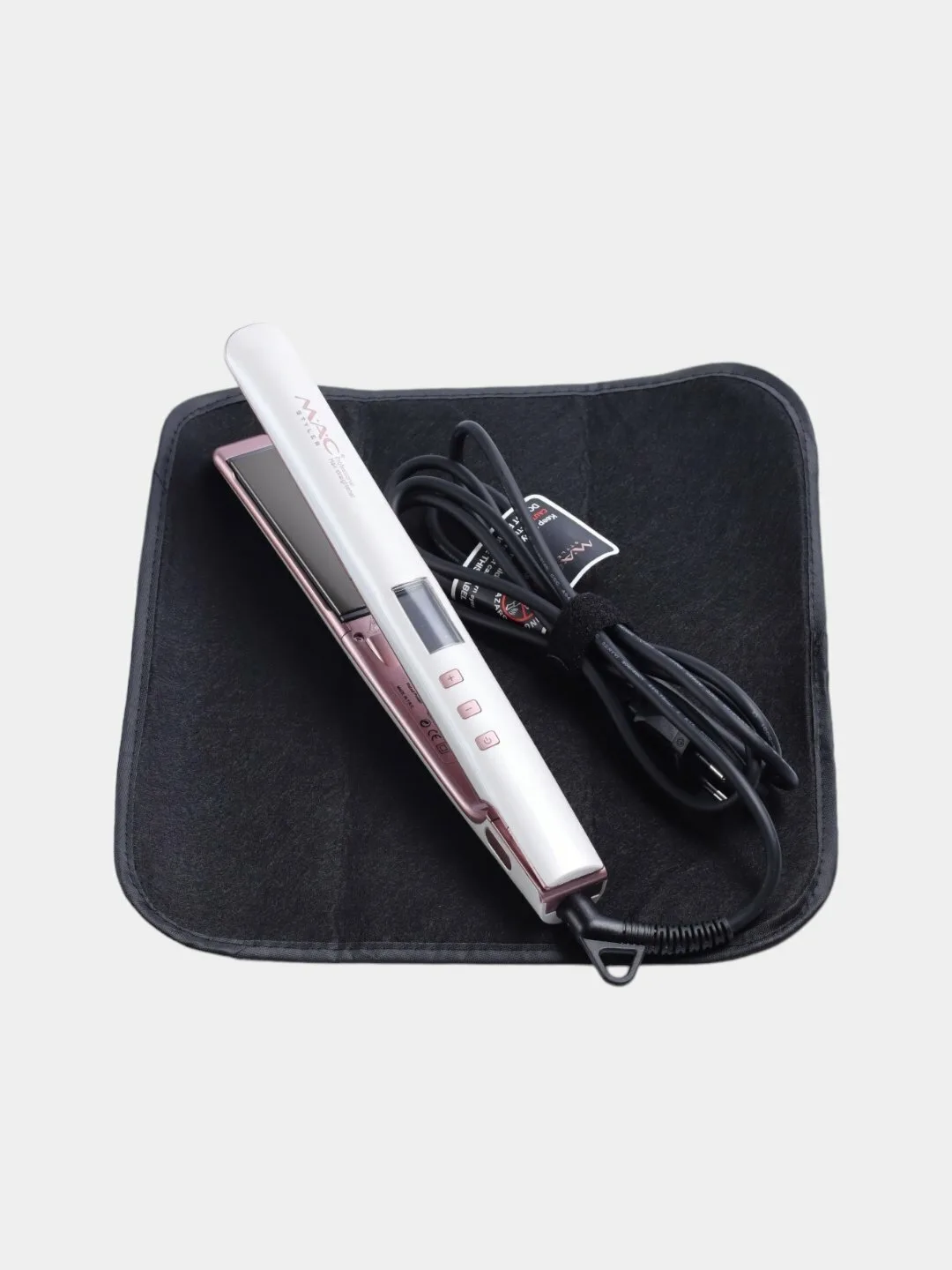 Профессиональный утюжок, выпрямитель для волос "MAC Styler" MC-5533 , с LCD дисплеем Pink