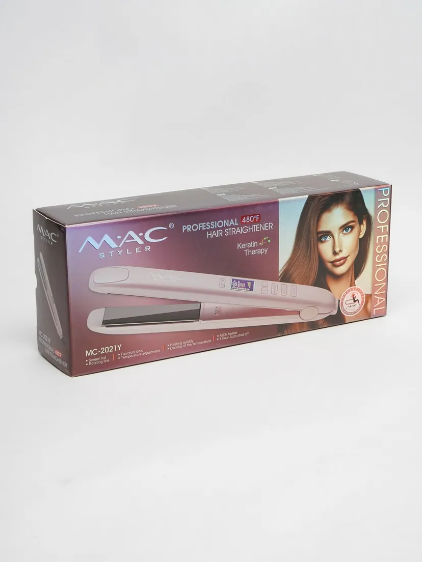 Выпрямитель (утюжок) для волос M.A.C STYLER MC-2021, Розовый