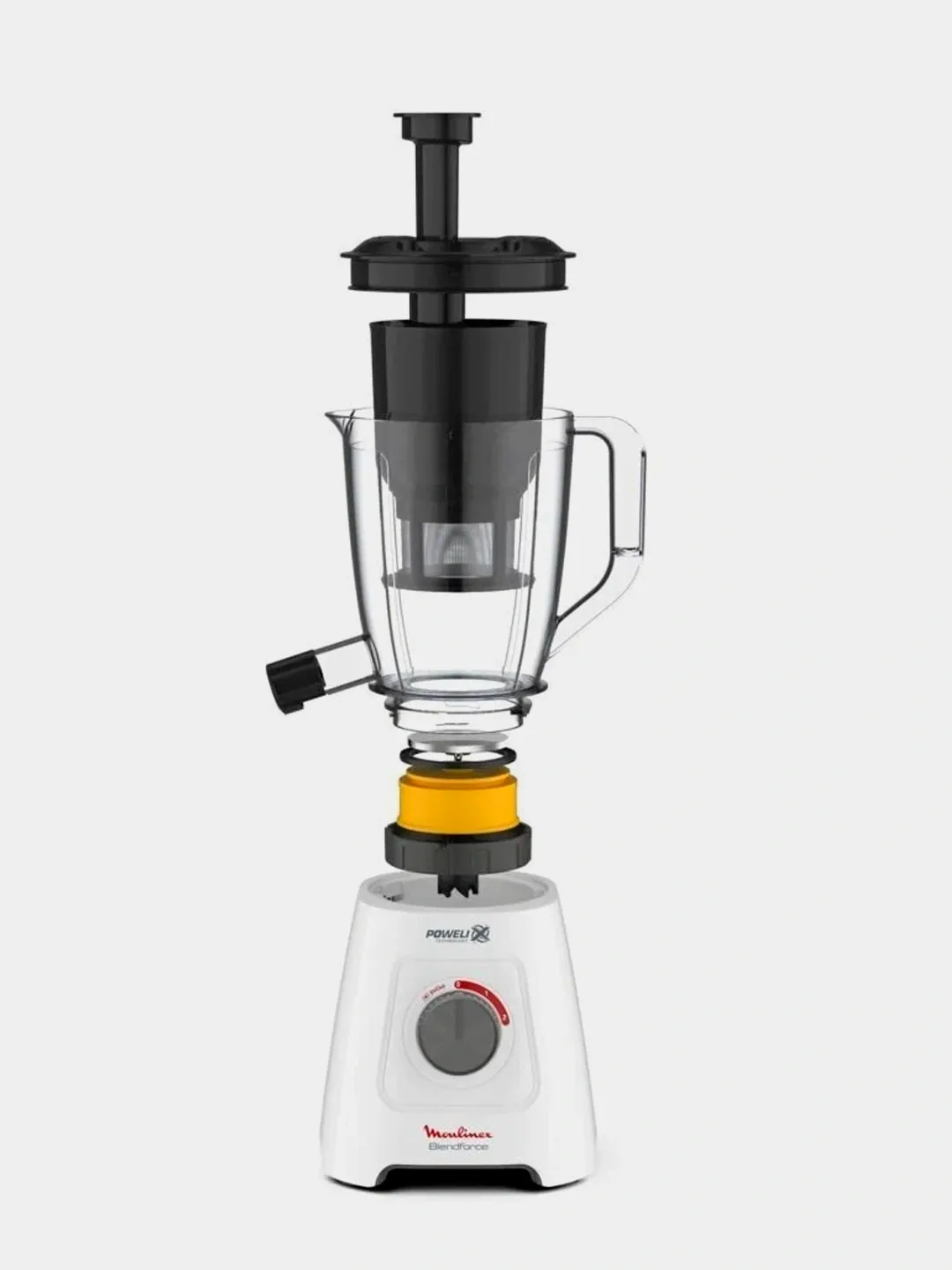 Statsionar blender Moulinex SN555, 1.5 L, oq-qora