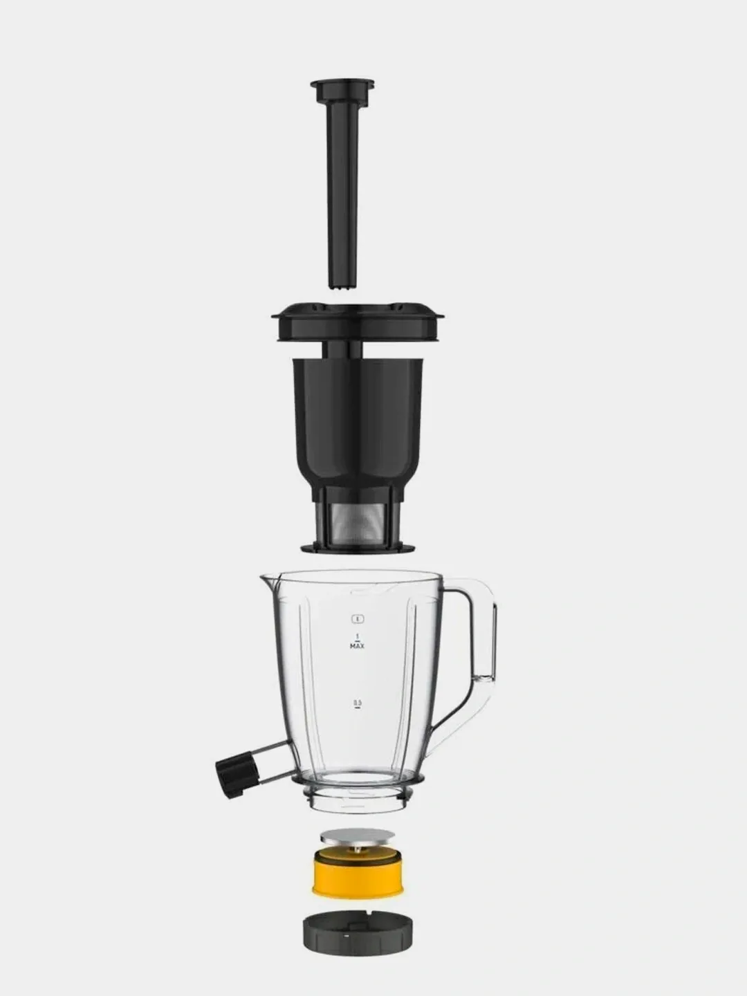 Statsionar blender Moulinex SN555, 1.5 L, oq-qora