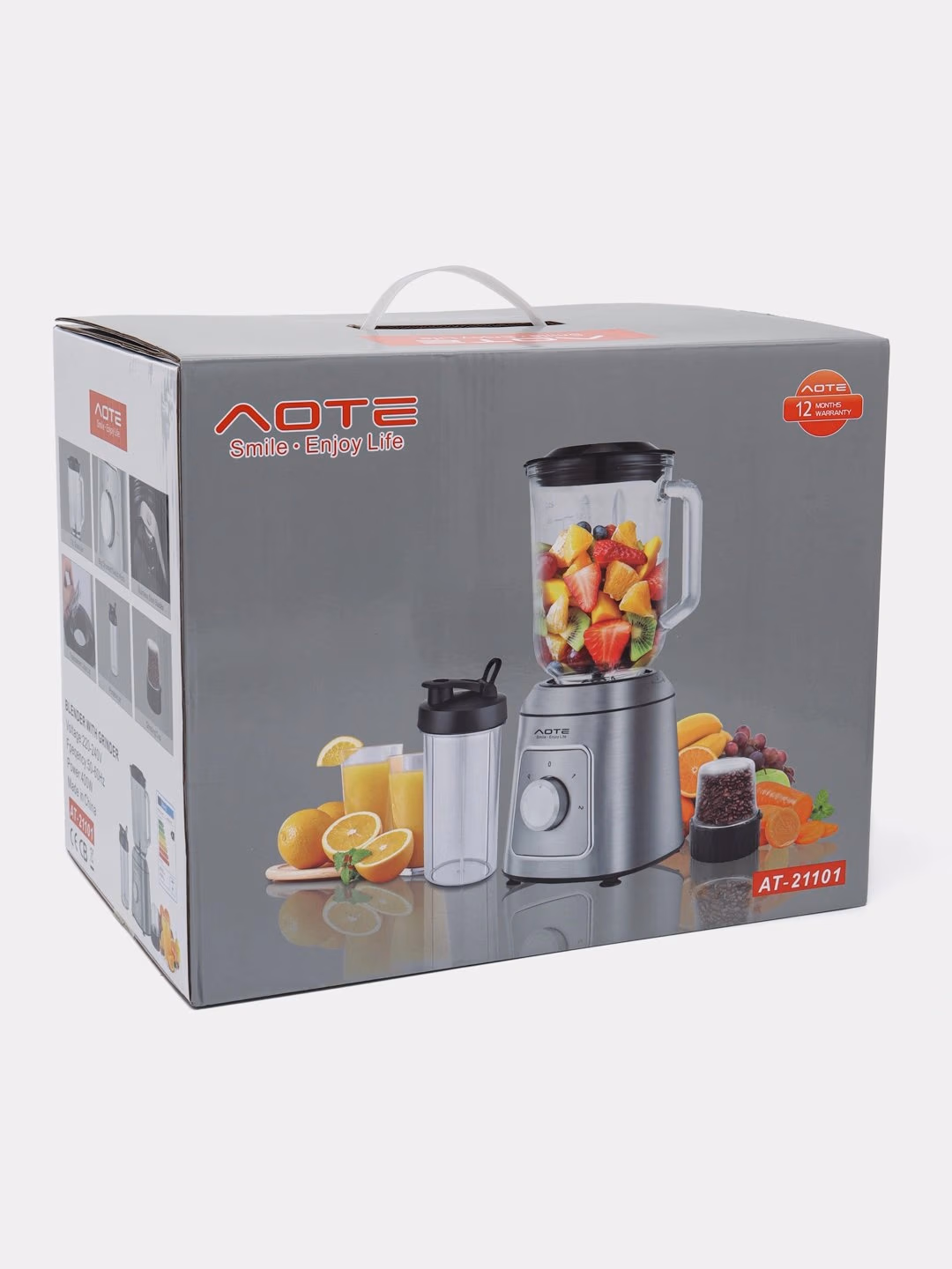 Statsionar blender AOTE AT-21116, 1.5 L, kumushrang - 7