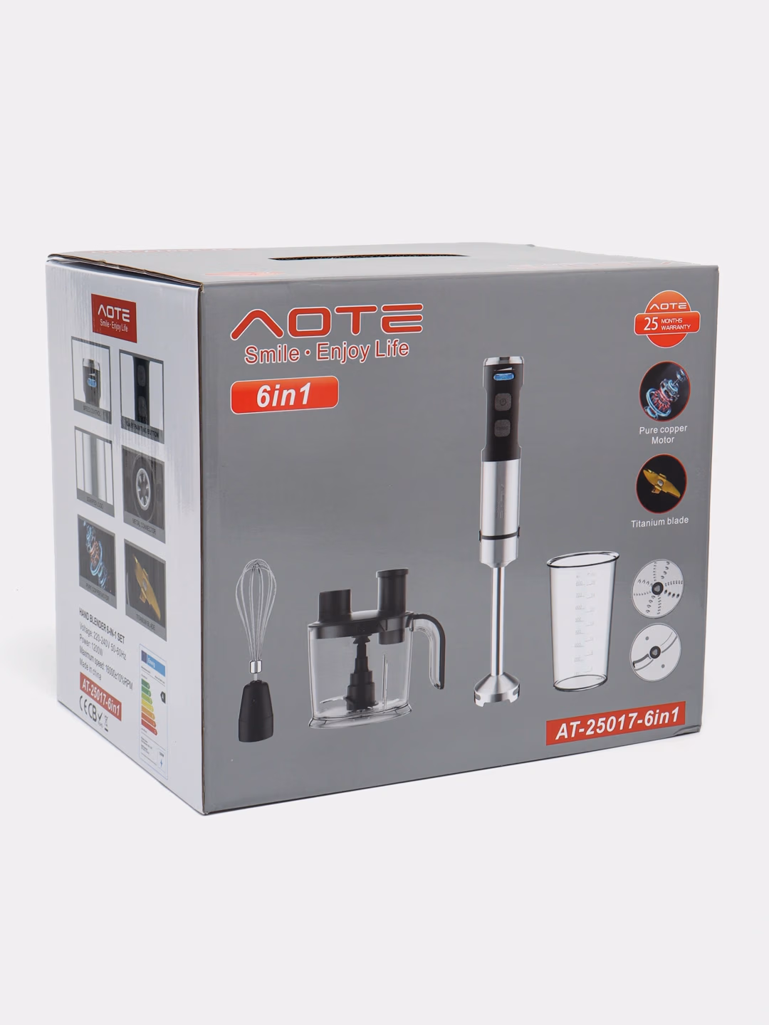 Blender to'plami AOTE AT-25265, 600 Vt, qora - 52