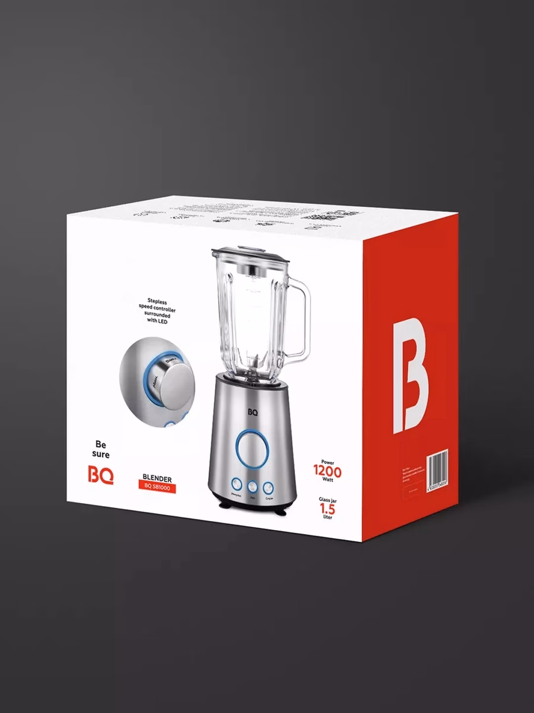 Statsionar blender BQ SB1000, 5 L, 1200 Vt, kumushrang - 10