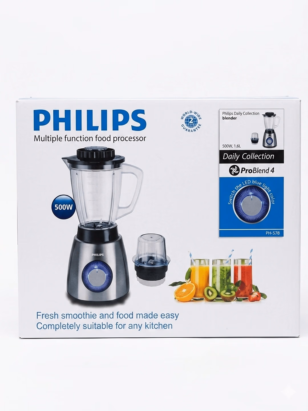 Statsionar blender Philips ProBlend 4 PH-578, 500 Vt - 2