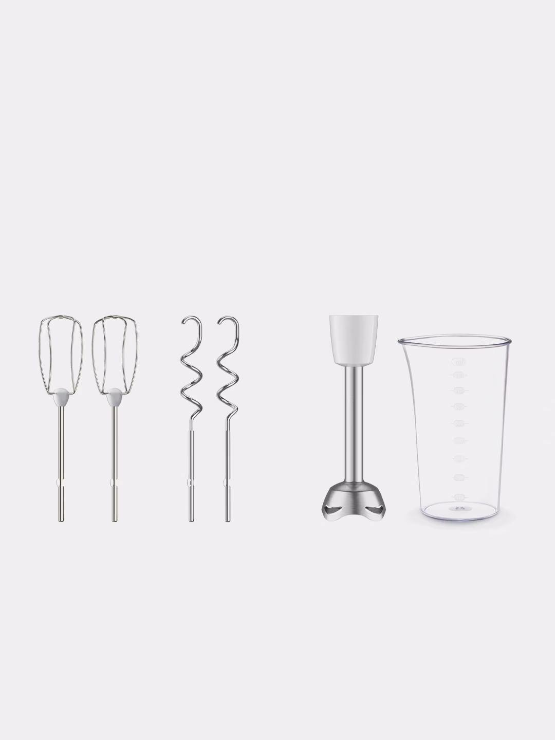 Qo'l mikseri va blender Moulinex HM462110 2 tasi 1 da, 500 Vt - 4