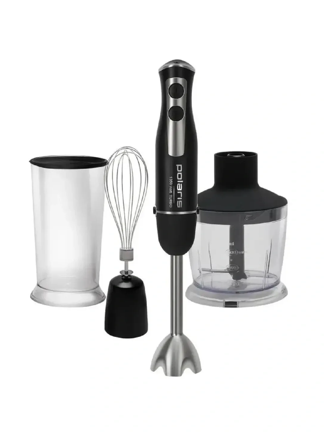 Qo'l blenderi Polaris PHB 1385 Turbo, 1350 Vt, qora