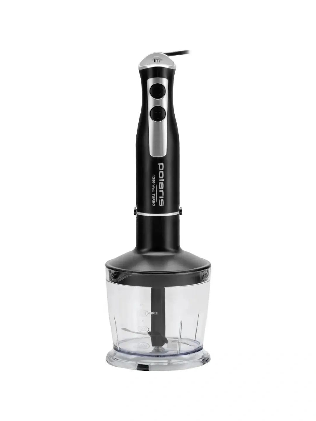 Qo'l blenderi Polaris PHB 1385 Turbo, 1350 Vt, qora