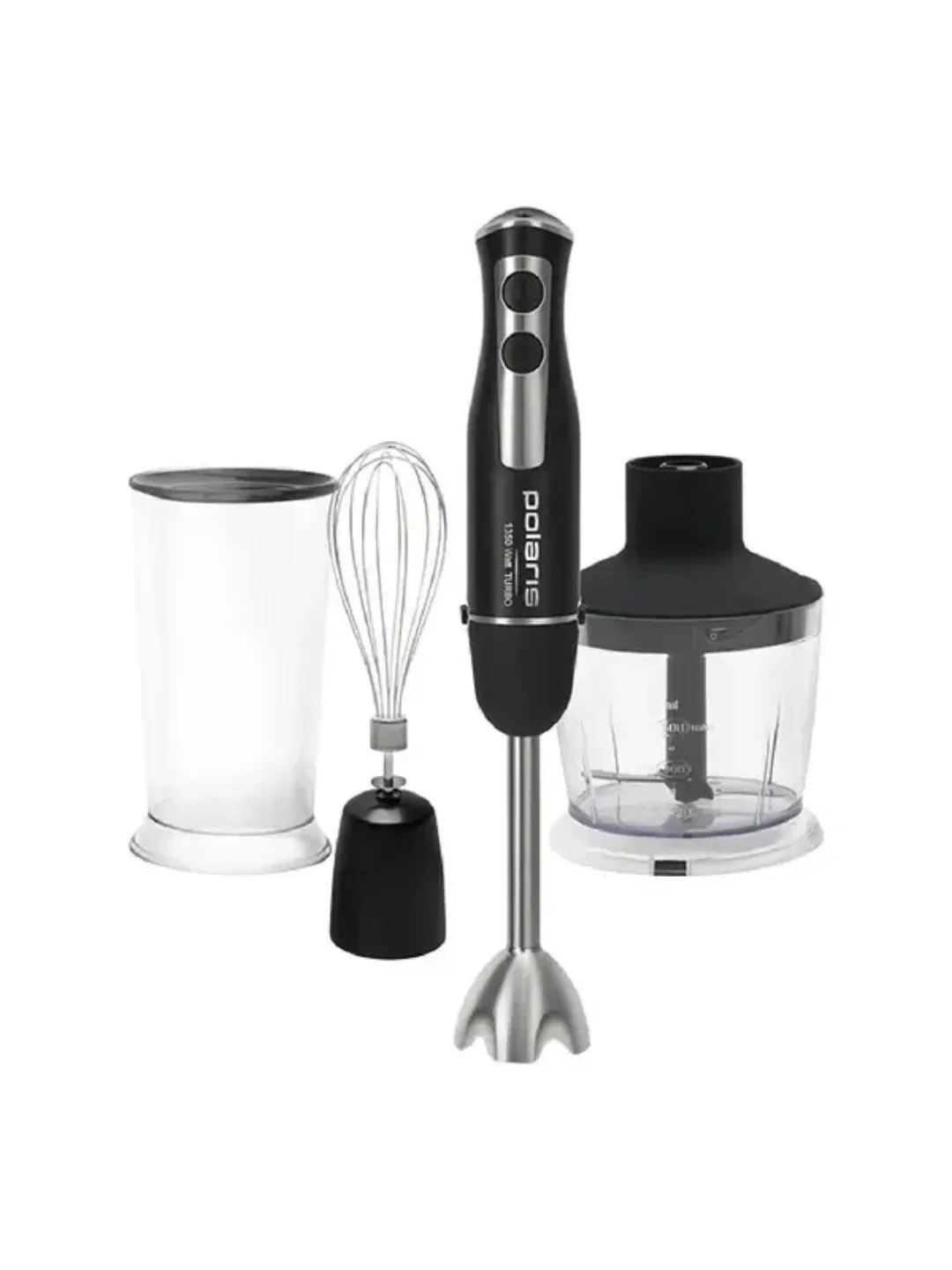 Qo'l blenderi Polaris PHB 1385 Turbo, 1350 Vt, qora