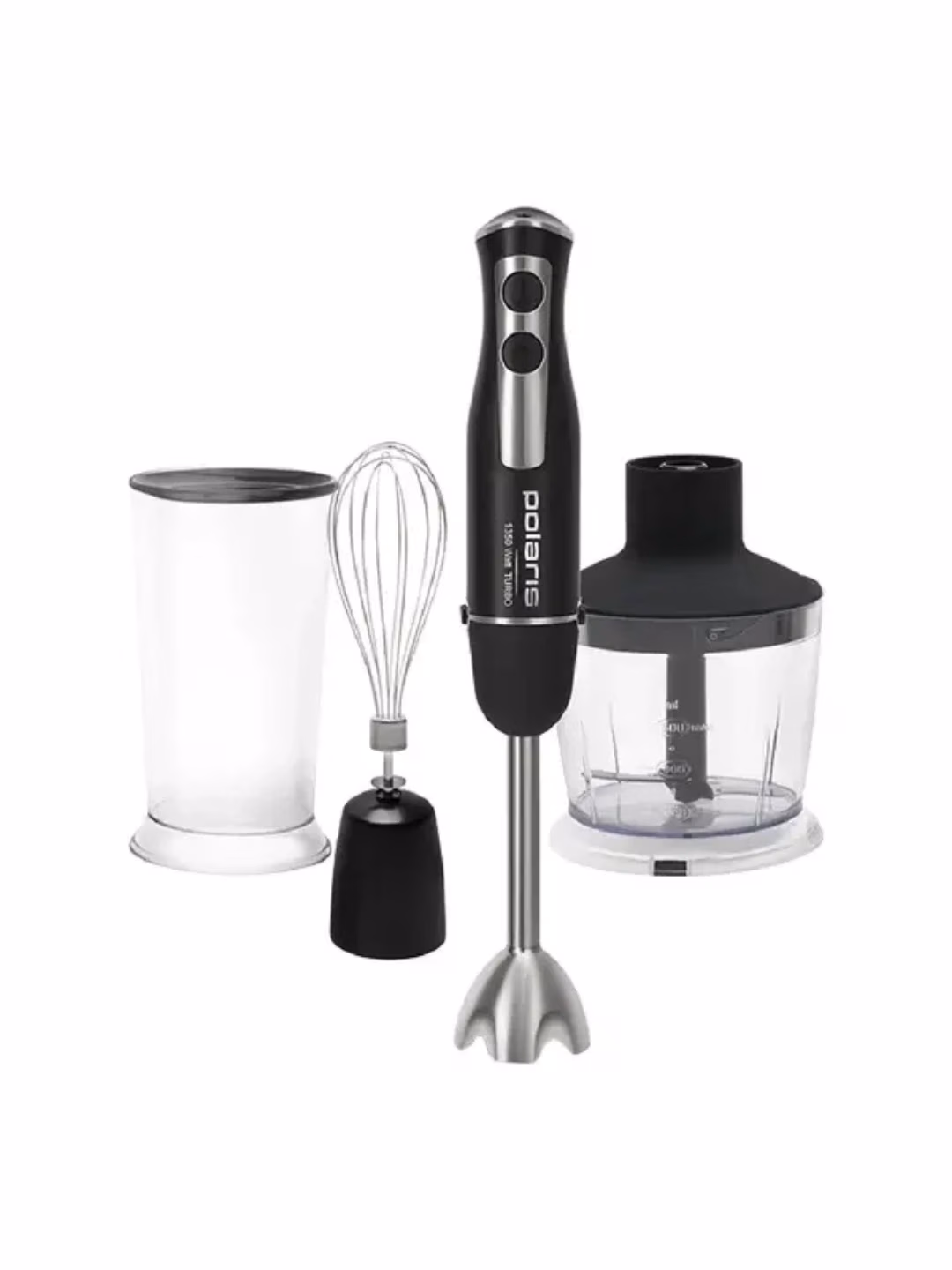 Qo'l blenderi Polaris PHB 1385 Turbo, 1350 Vt, qora - 7