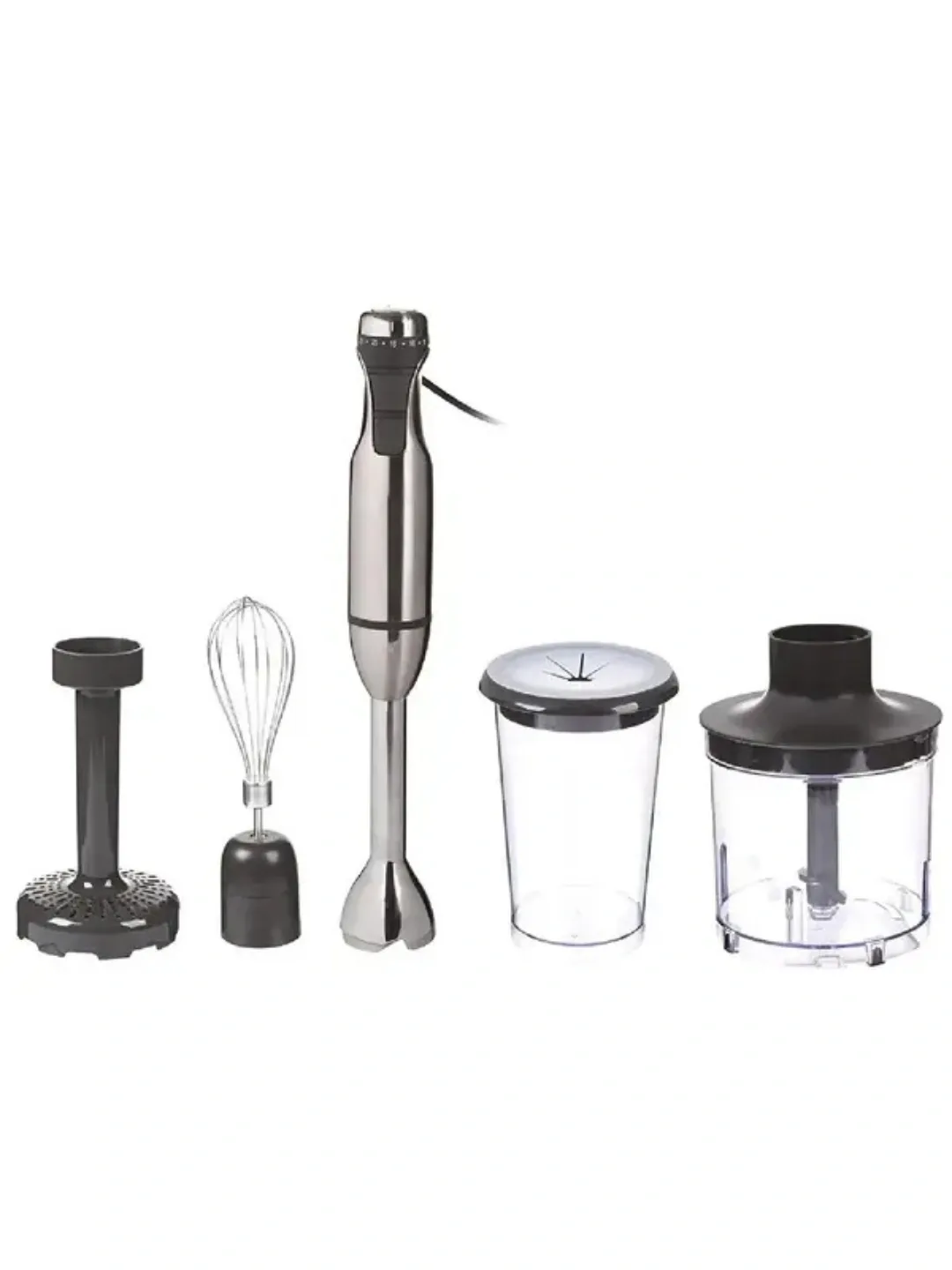 Qo'l blenderi Polaris Silent PRO, 5 tezlikli, kumush