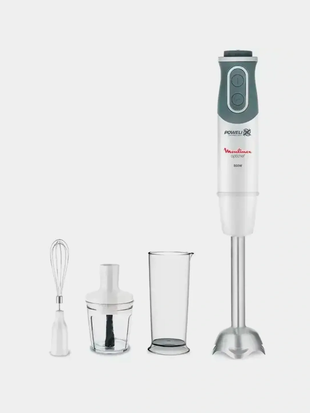 Qo'l blenderi Moulinex DD643132, 800 Vt, oq-kulrang