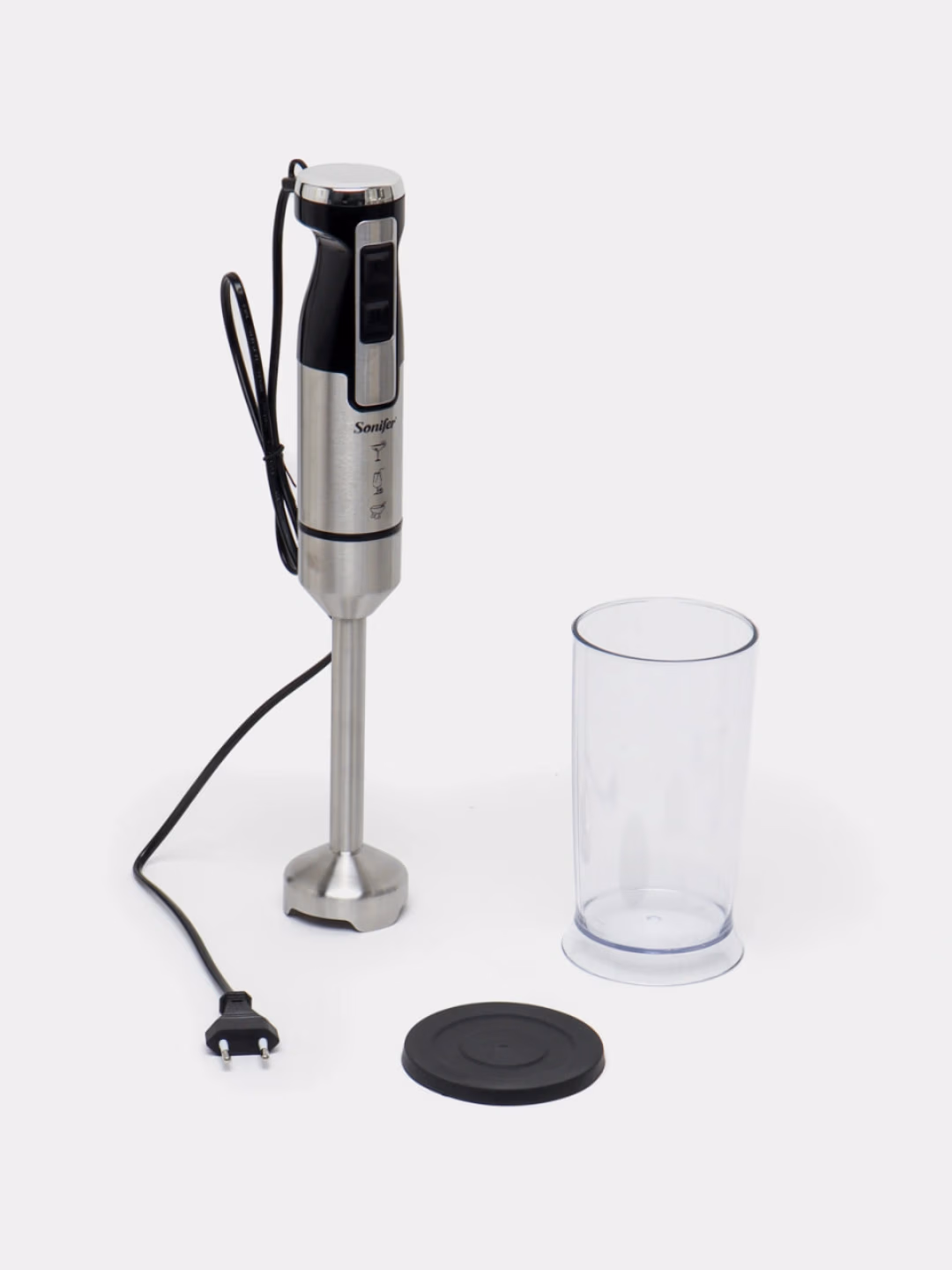 Qo'l blenderi Sonifer SF-8181, 600 Vt, kumush-qora - 9