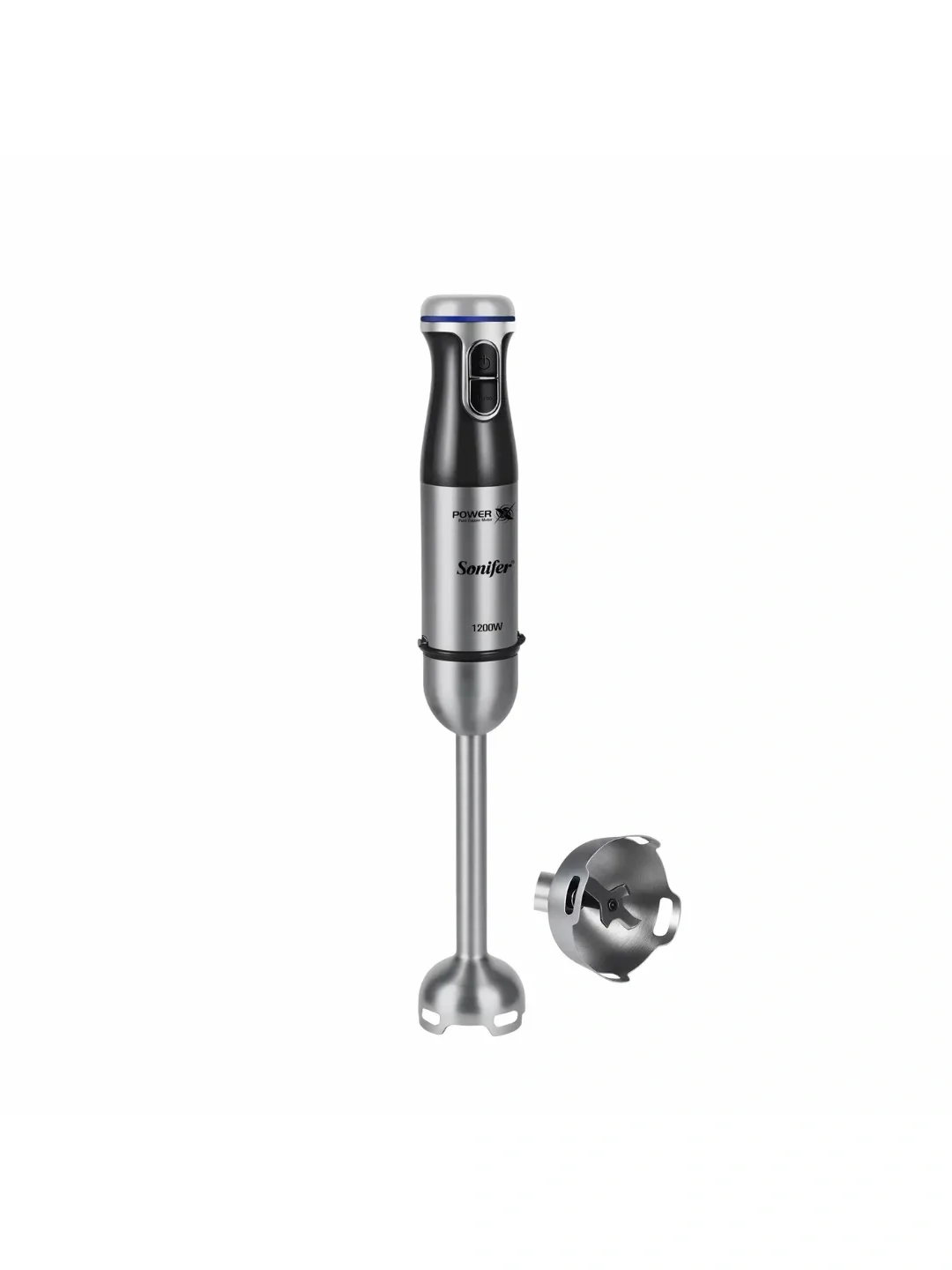 Qo'l blenderi Sonifer SF-8180, 1200 Vt, kumushrang
