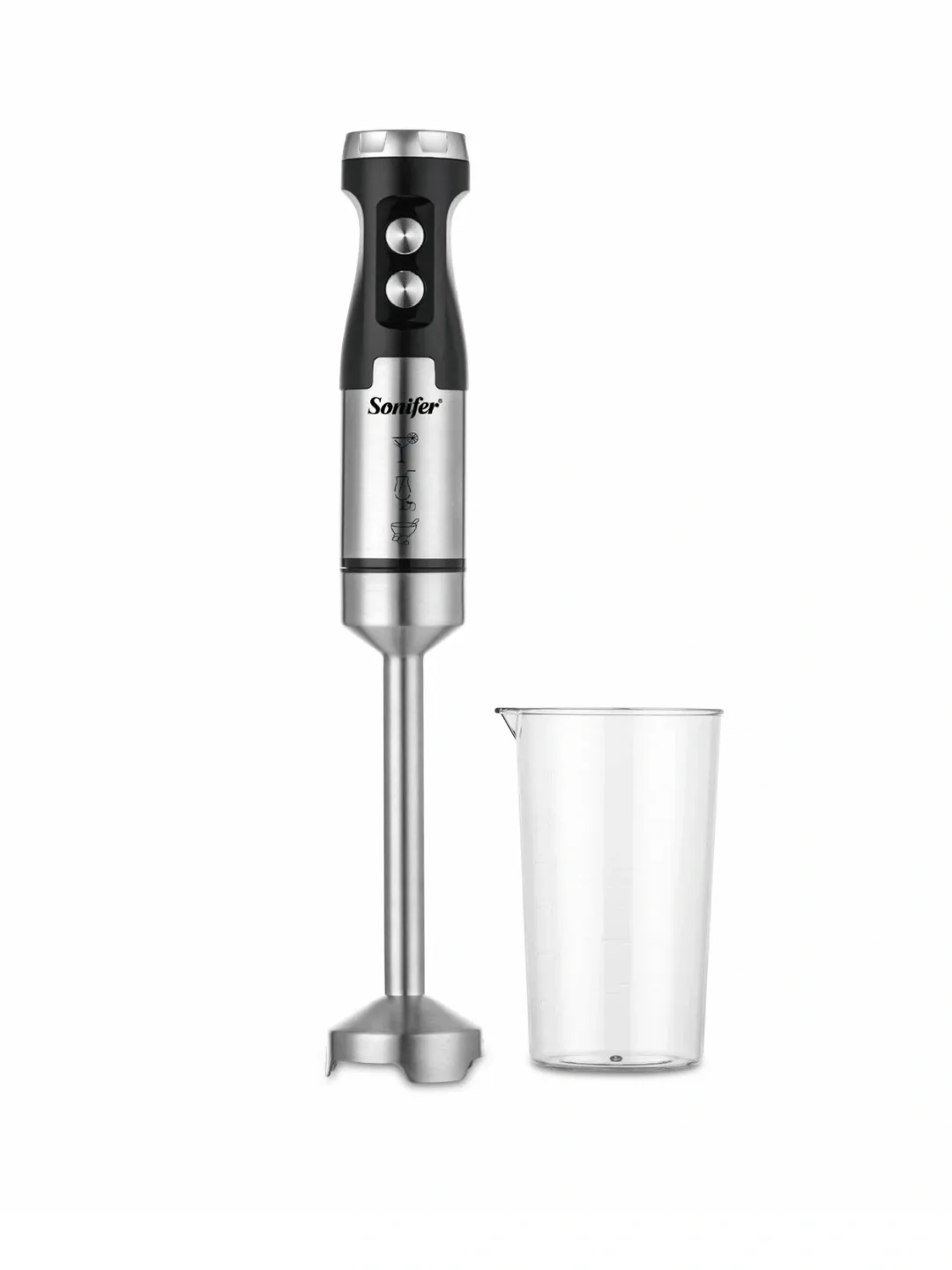Qo'l blenderi Sonifer SF-8180, 1200 Vt, kumushrang